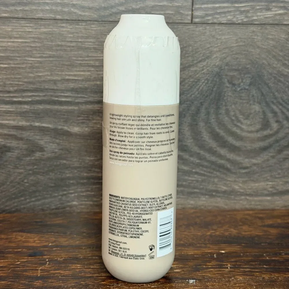 Living Proof No Frizz Shampoo Conditioner Smooth Spray Bundle + Mini, New.